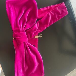 Nookie Fuchsia Crop Top